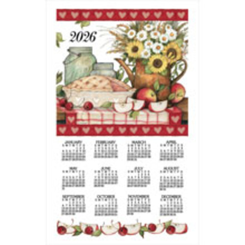 2026 Calendar Towel (3555) Apple Pie  (Shipping in June)