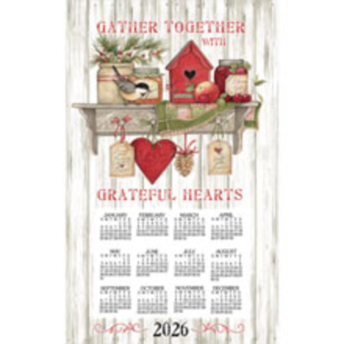 2026 Calendar Towel (3556) Kitchen Sentiments  (Shipping in June)