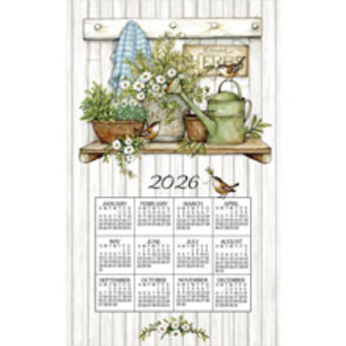 2026 Calendar Towel (3565) Fresh Herbs  (Shipping in June)