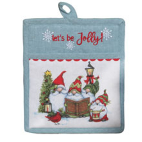 Kay Dee (H6432) Christmas Gnomes Pocket Mitt