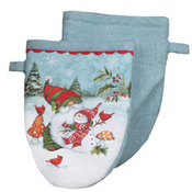 Kay Dee (H6435) Christmas Gnomes Grabber Mitt