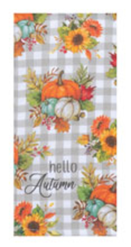 Kay Dee (H6539) Hello Autumn Dual Purpose Terry Towel