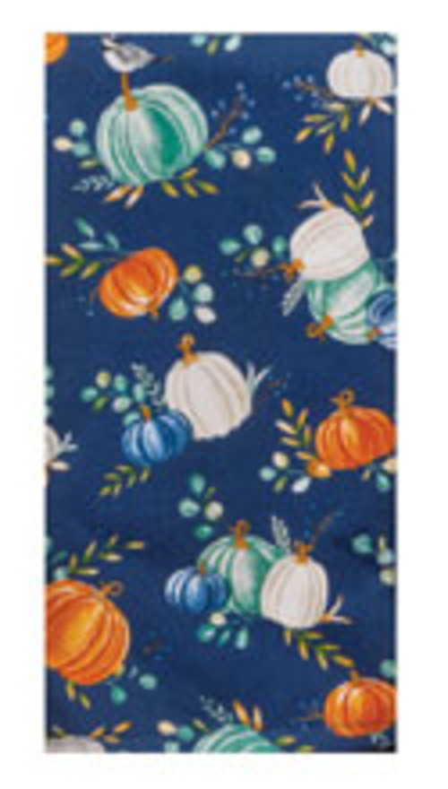 Kay Dee (H6743) Harvest Wishes Pumpkin Toss Dual Purpose Terry Towel