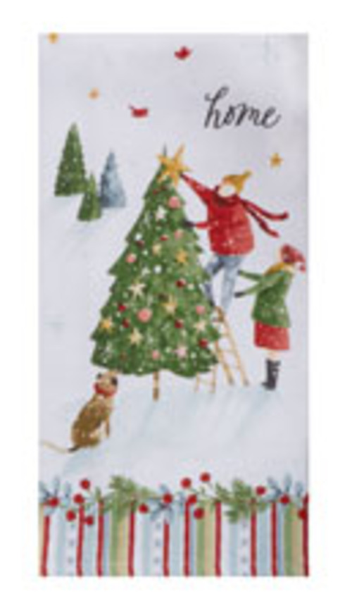 Kay Dee (H7040) Magical Winterland Tree Dual Purpose Terry Towel