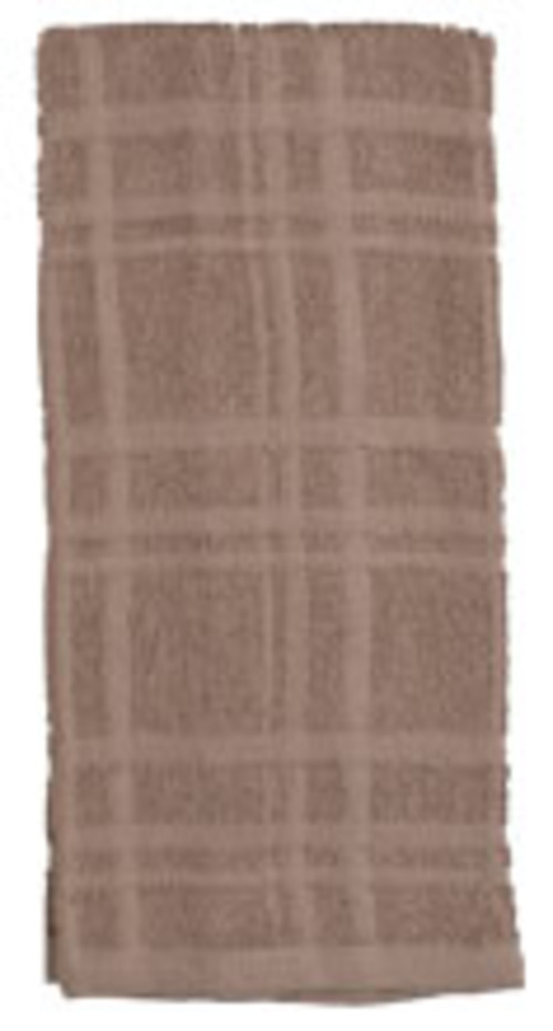 Kay Dee (R6430) Kitchen Basics Taupe 2PK Terry Towels