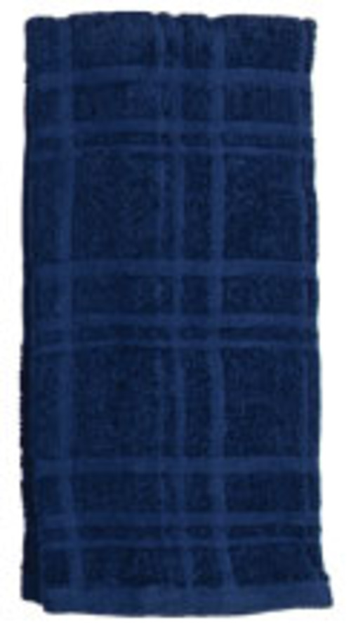 Kay Dee (R6570) Kitchen Basics Indigo 2PK Terry Towels