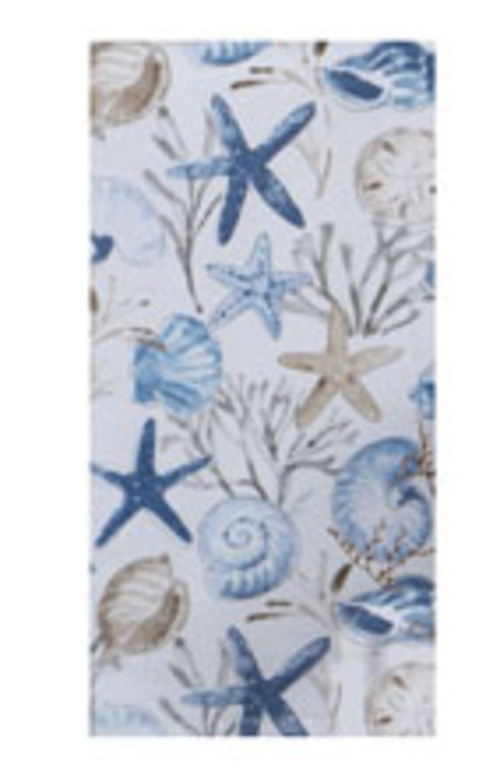 Kay Dee (R7280) Blue Escape Shell Toss Dual Purpose Terry Towel