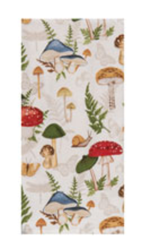 Kay Dee (R8210) Botanical Mushroom Dual Purpose Terry Towel