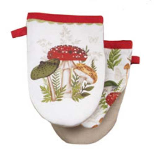 Kay Dee (R8215) Botanical Mushrooms Grabber Mitt