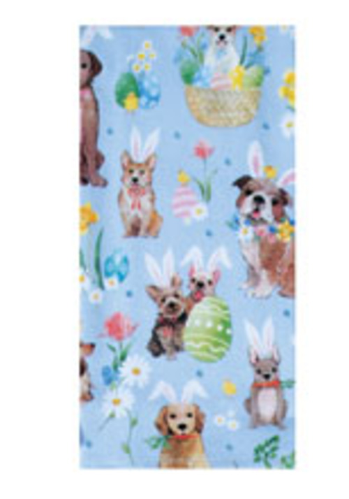 Kay Dee (R8303) Easter Parade Pup Toss Dual Purpose Terry Towel