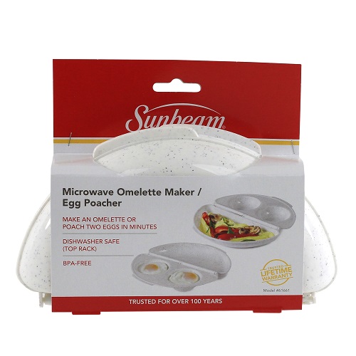 Microwave Silicone Omelet Maker, Poached Eggs, Omelet, Boiled