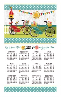 2019 Kay Dee & Stevens Linen Calendar Towels - Old Deerfield Country Store